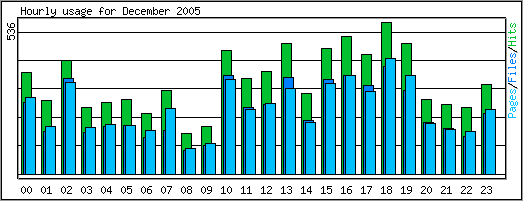 Hourly usage