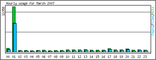 Hourly usage