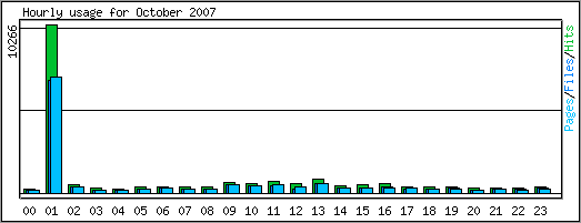 Hourly usage