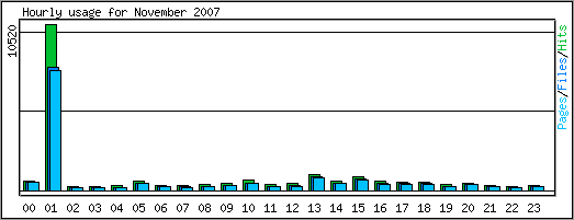 Hourly usage