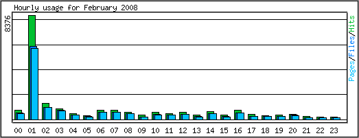 Hourly usage